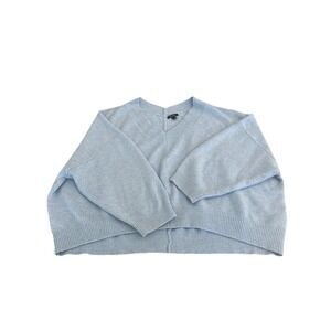 Light Blue Plus Size 22 Women's Slouchy Pullover Sweater Cozy